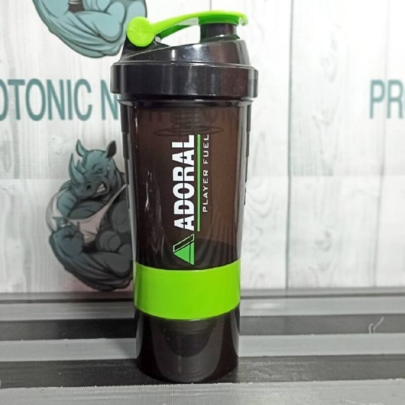 Double Compartment Shaker Bottle